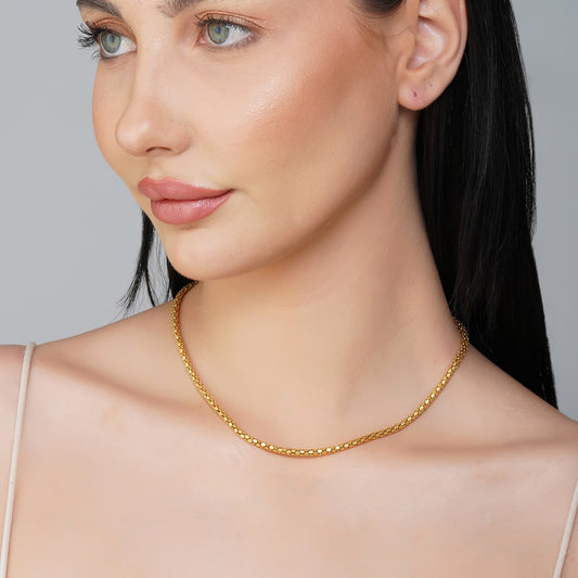 Soulful Gold Chain Necklace