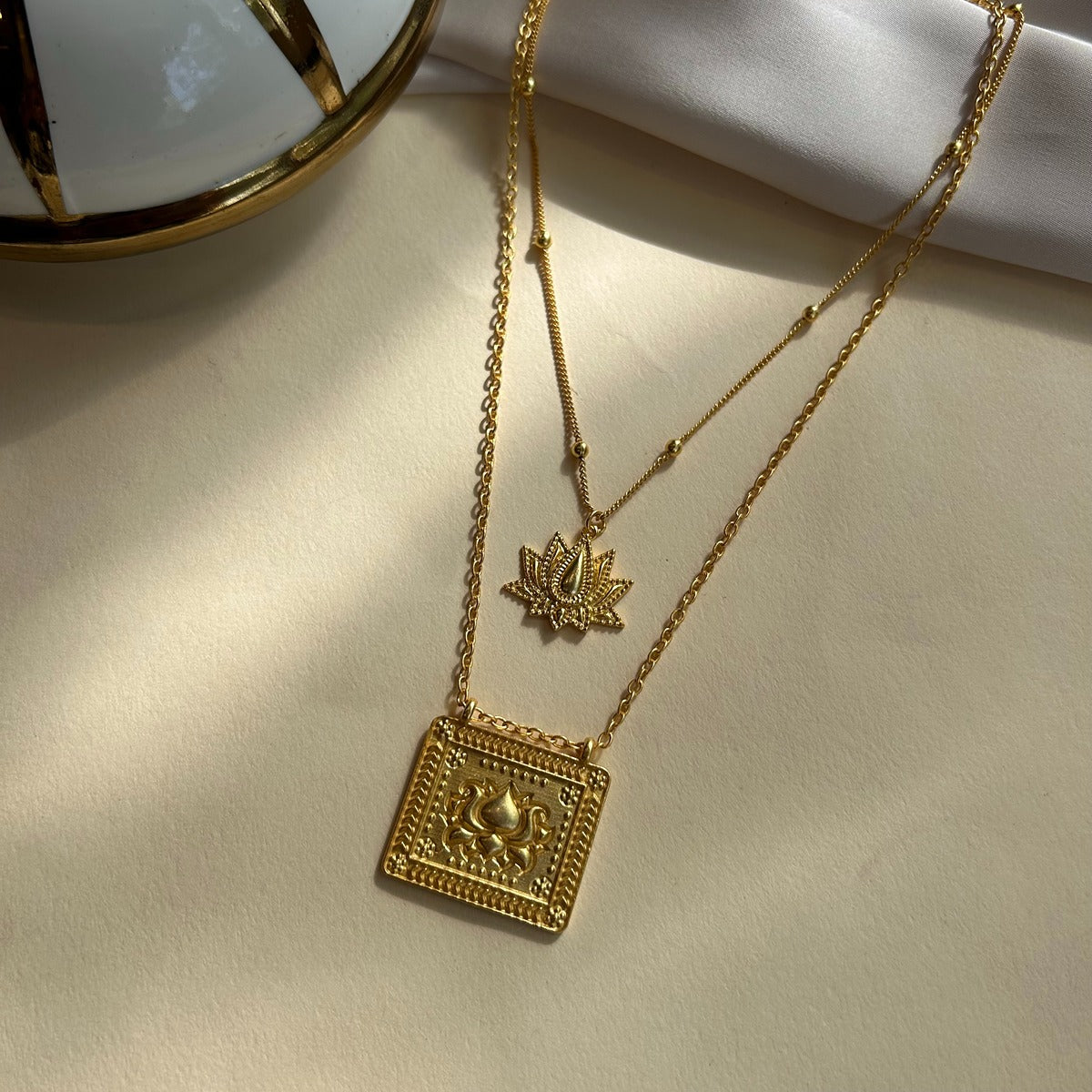 Embrace Change Lotus Necklace