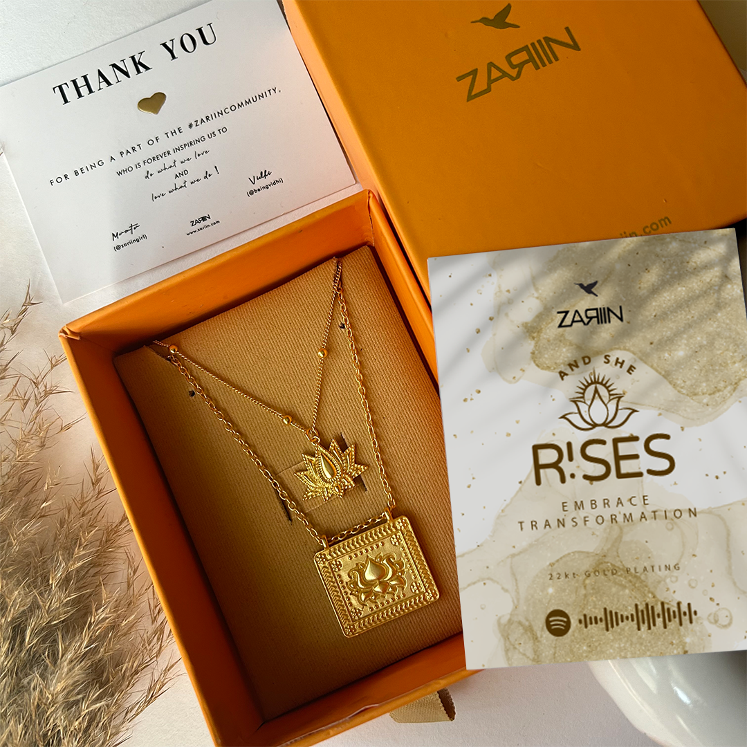 Embrace Change Lotus Necklace