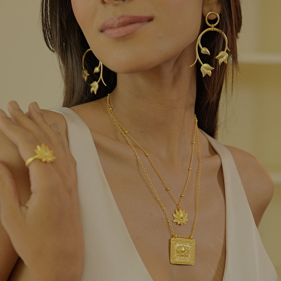 Embrace Change Lotus Necklace