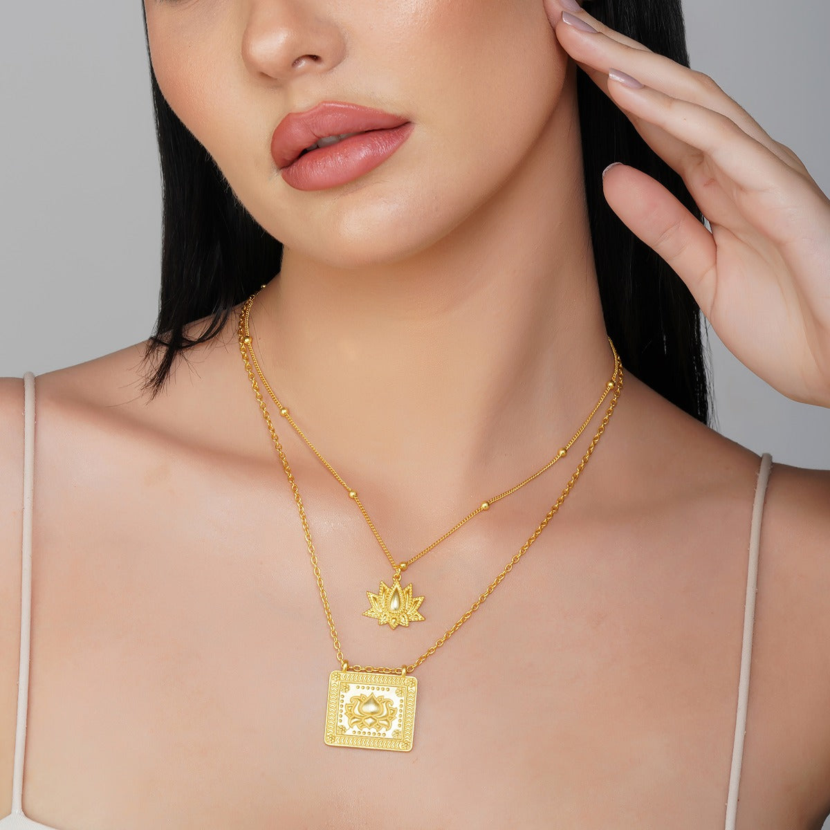 Embrace Change Lotus Necklace