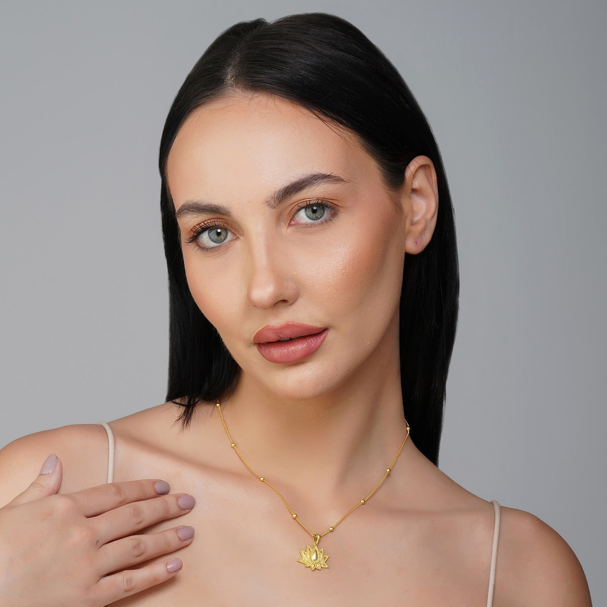 Rise to Shine Lotus Pendant Necklace