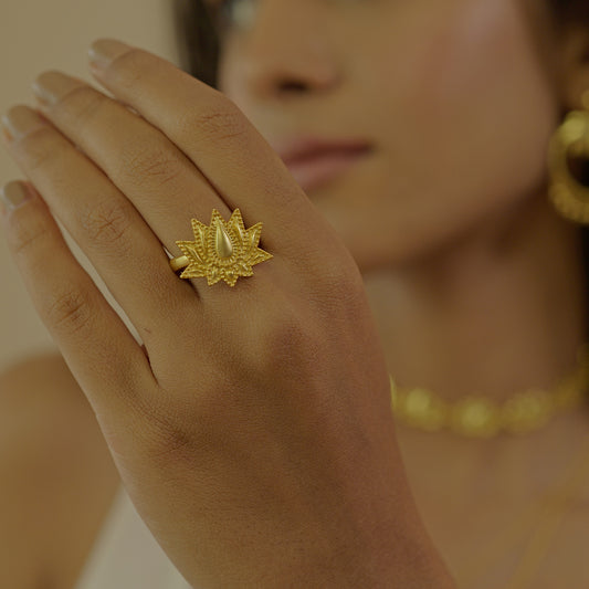 Rise to Shine Lotus RIng