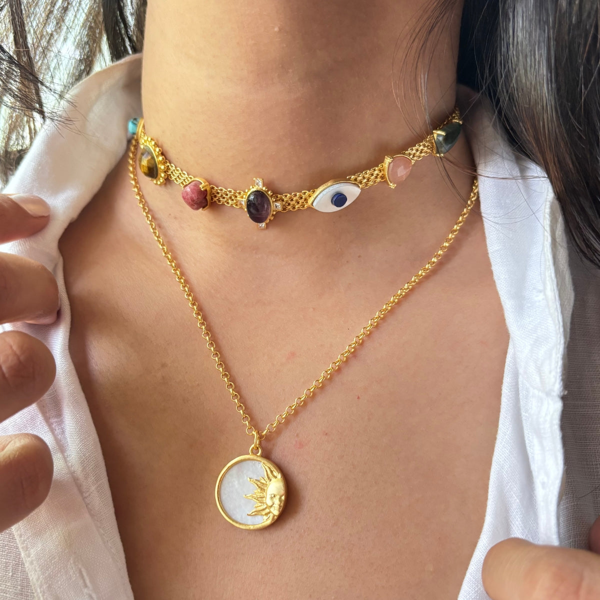 Heal and Shine Layering Necklaces