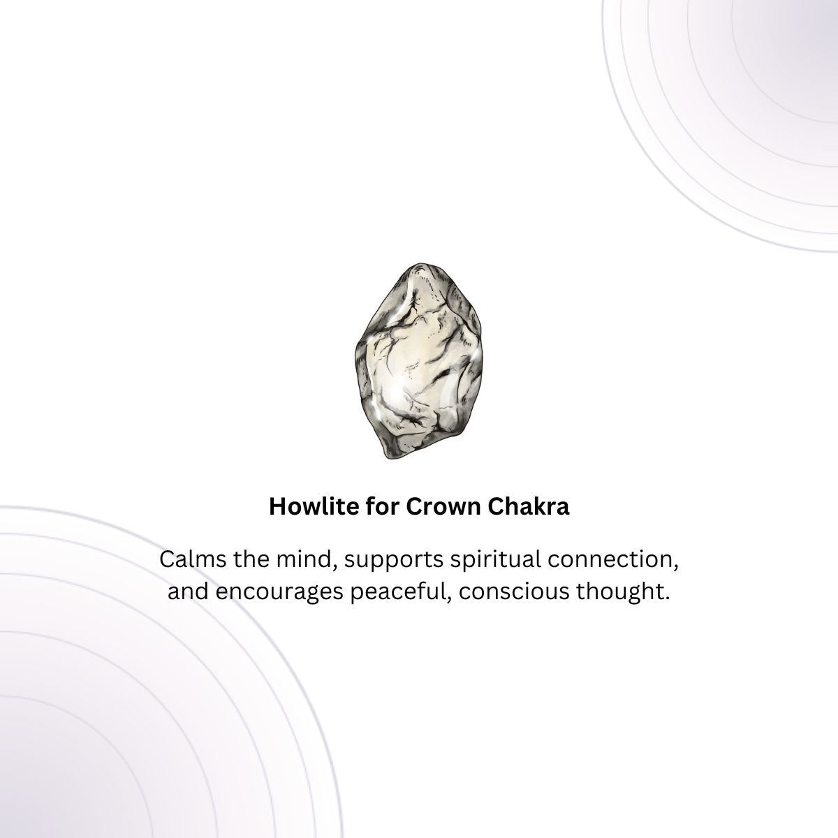 Howlite Bead Bracelet for Peace & Calm