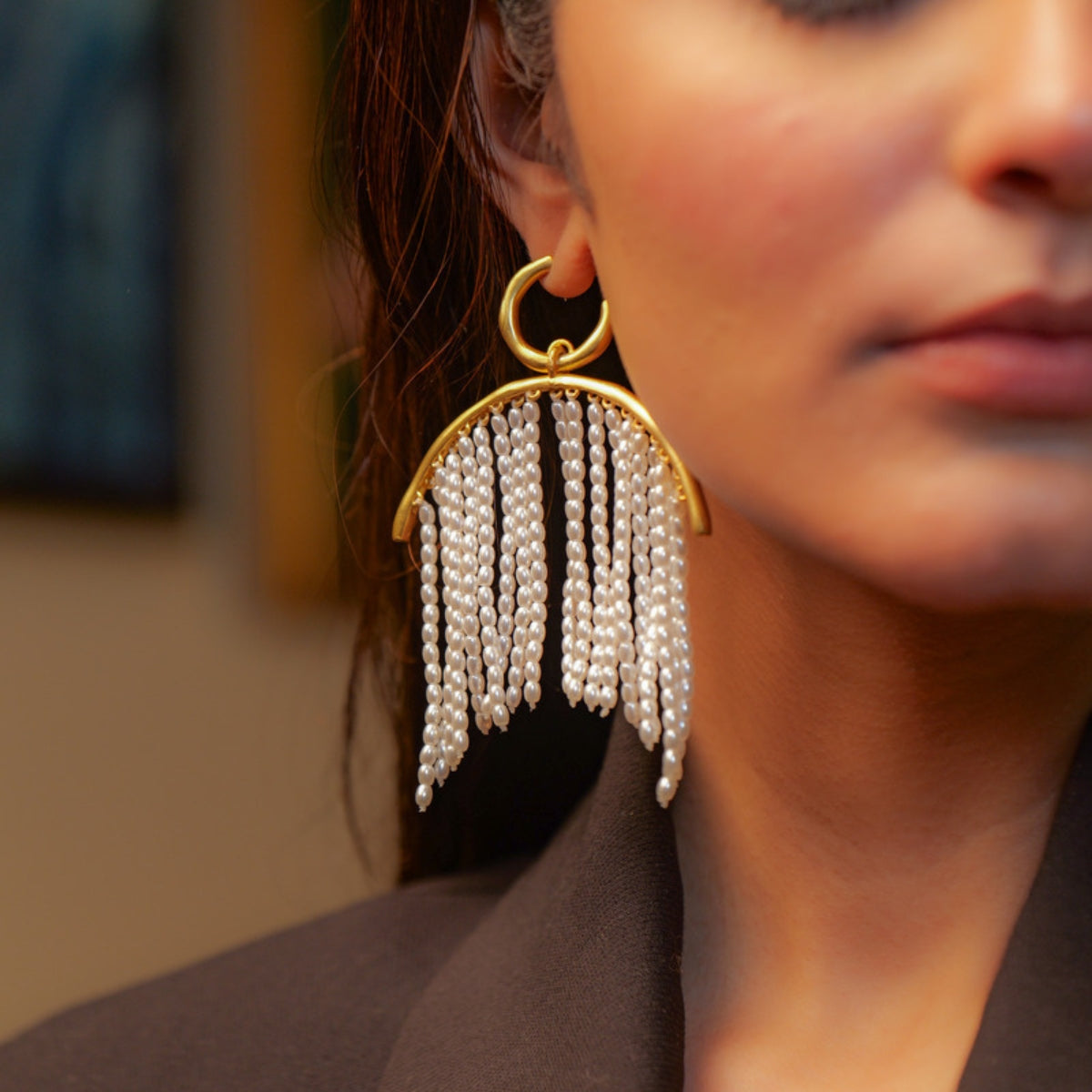 Grit and Grace Pearl Earrings