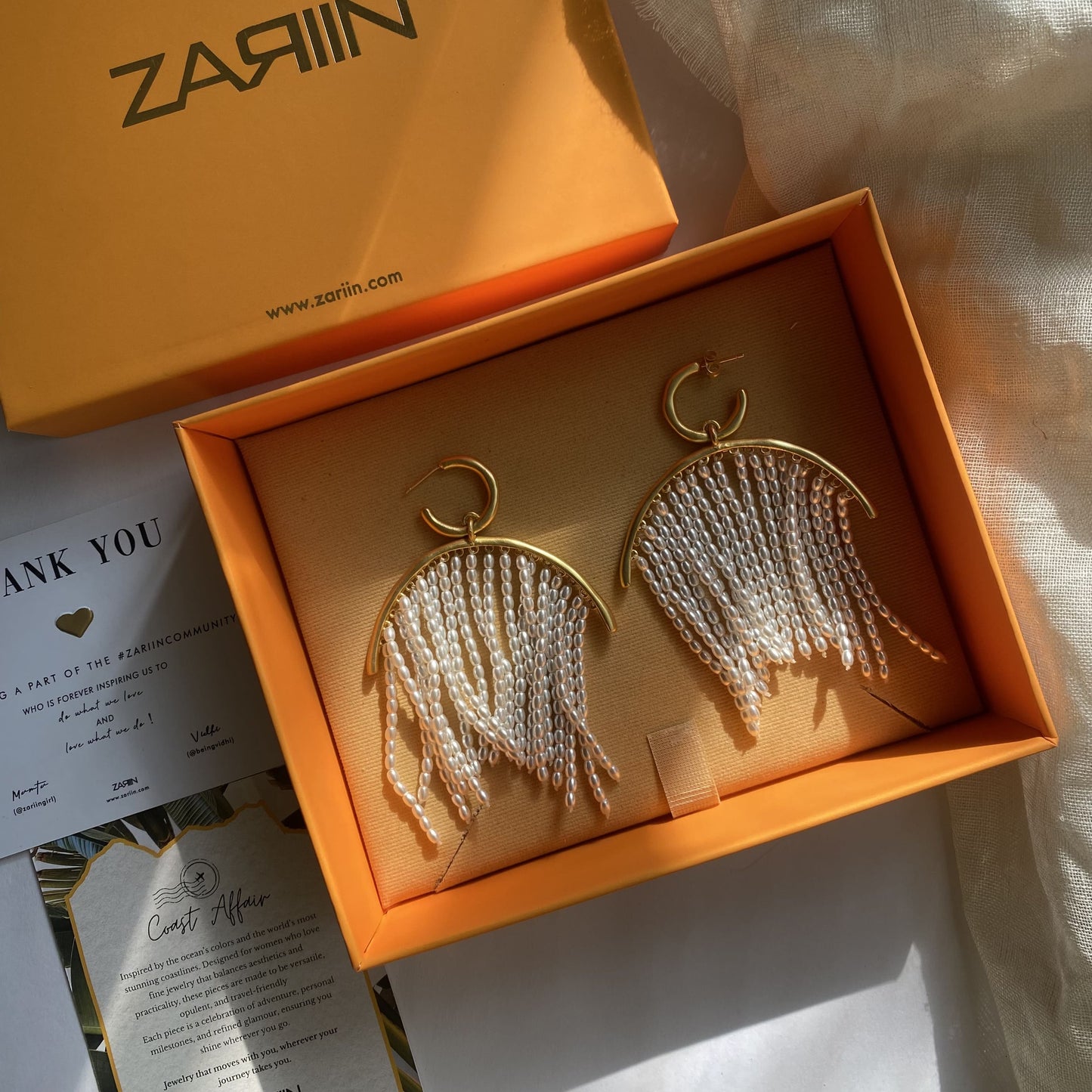 Grit and Grace Pearl Earrings