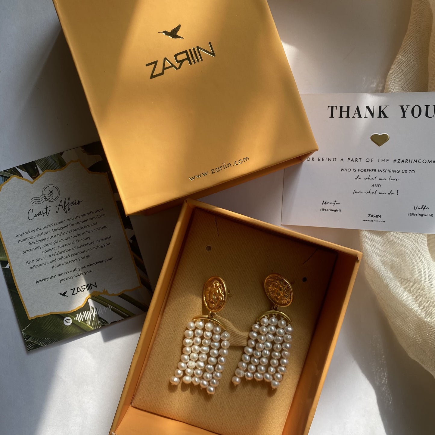 Grit and Grace Pealr Earrings