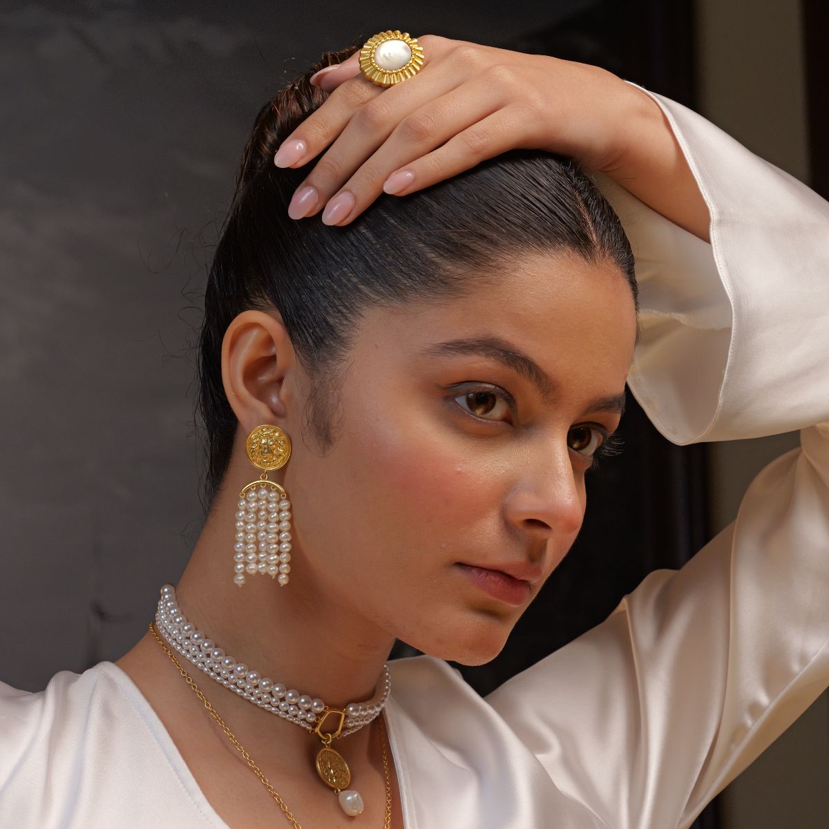 Grit and Grace Pealr Earrings