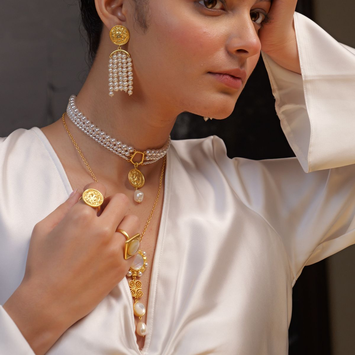 Grit and Grace Pealr Earrings
