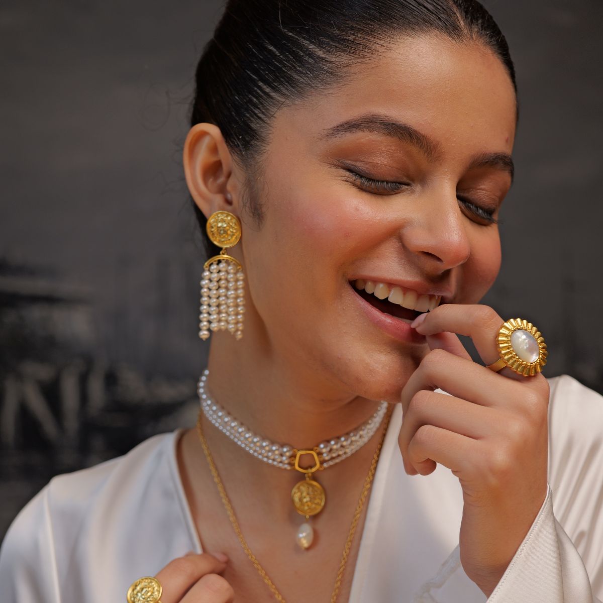 Grit and Grace Pealr Earrings