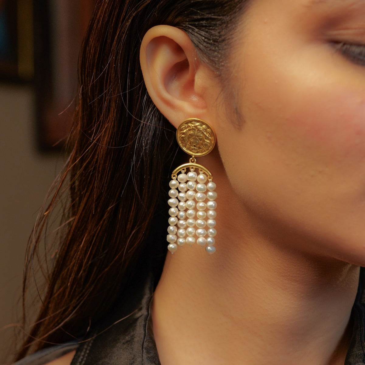 Grit and Grace Pealr Earrings