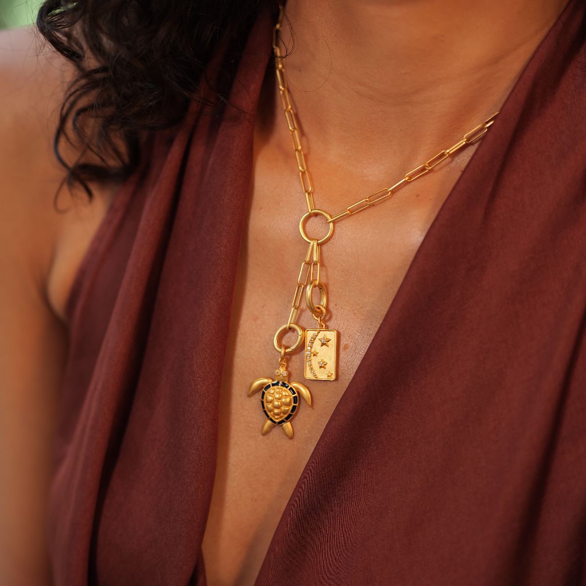 Turtle Charm for Divine Grounding, Long Life and Cosmic Patience