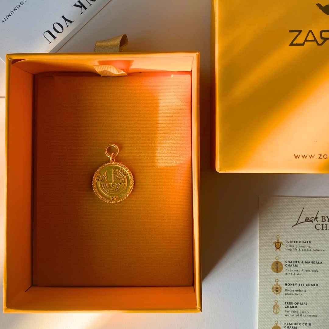 Peacock Coin Charm for Embracing Your Own Unique Beauty Unapologetically