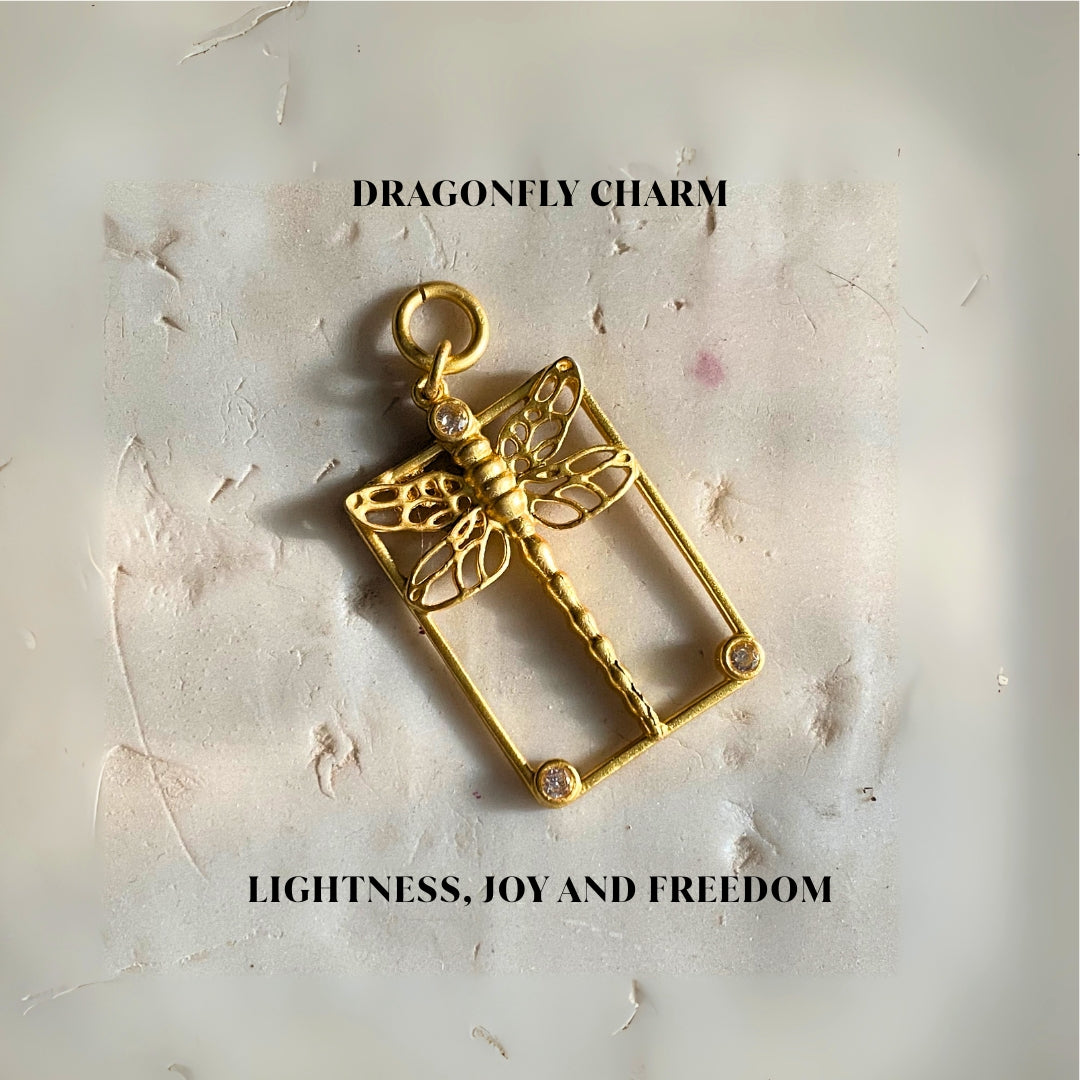 Dragonfly Charm for Lightness, Joy and Freedom