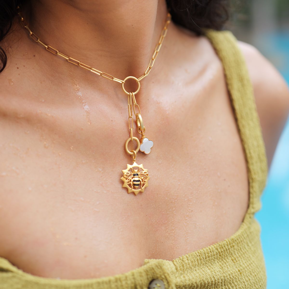 Honey Bee Charm for Divine Order and Productivity