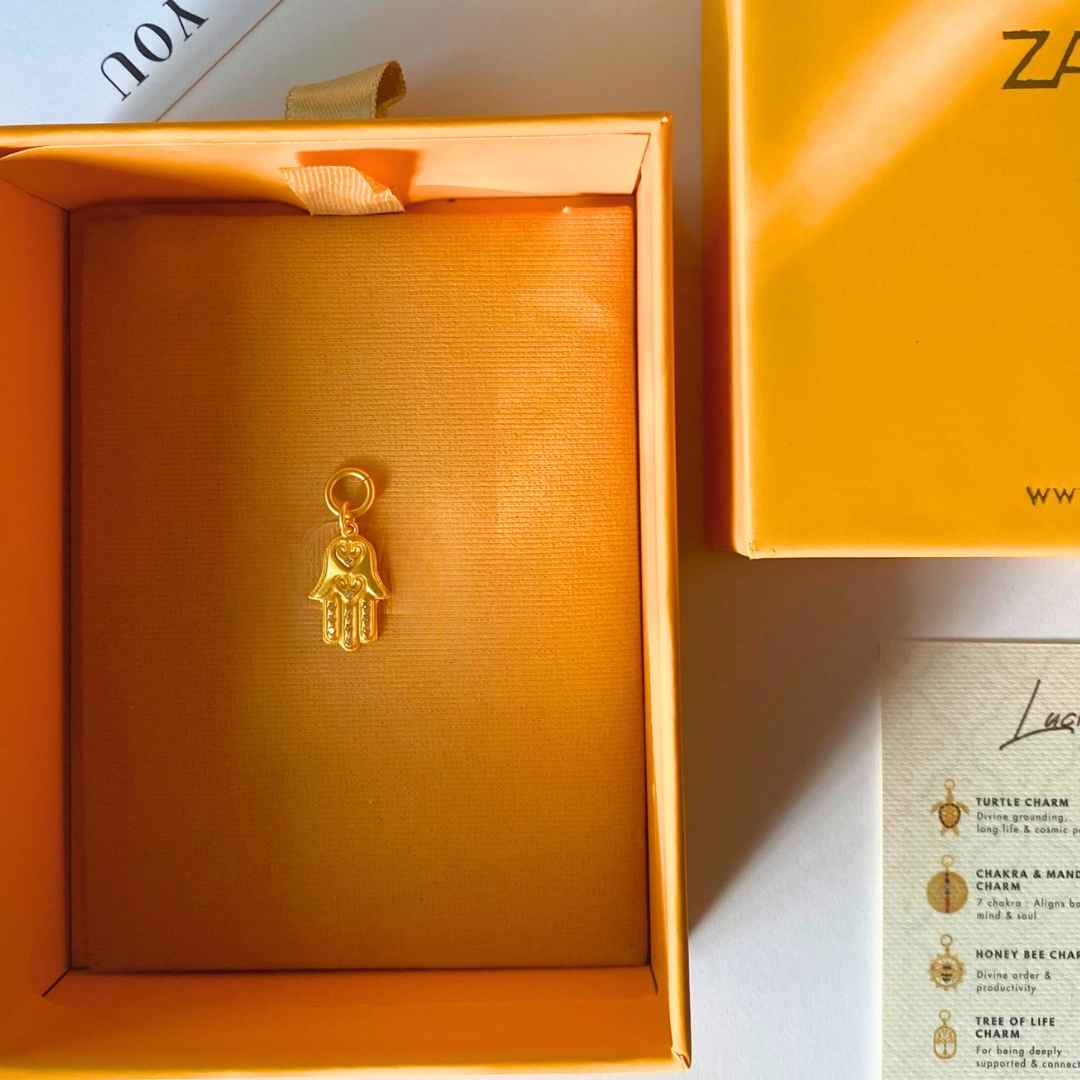 Hamsa Hand Charm to Ward off Negativity, Ill Intentions and Envy