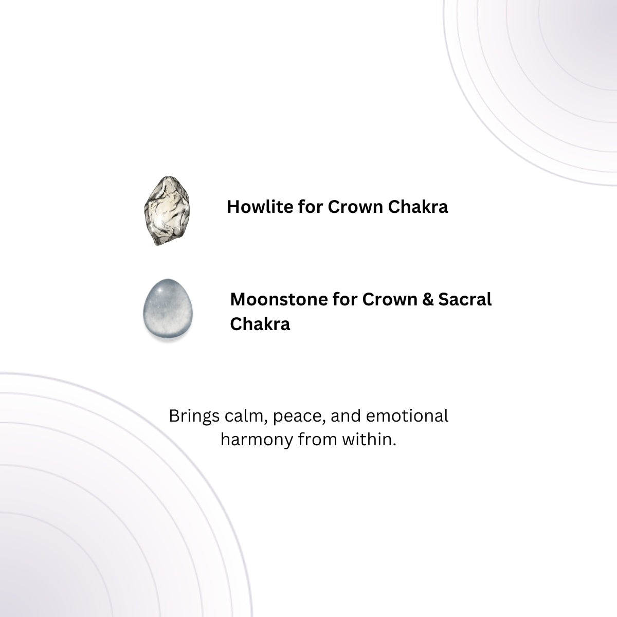 Howlite And Moonstone Unisex Bracelet