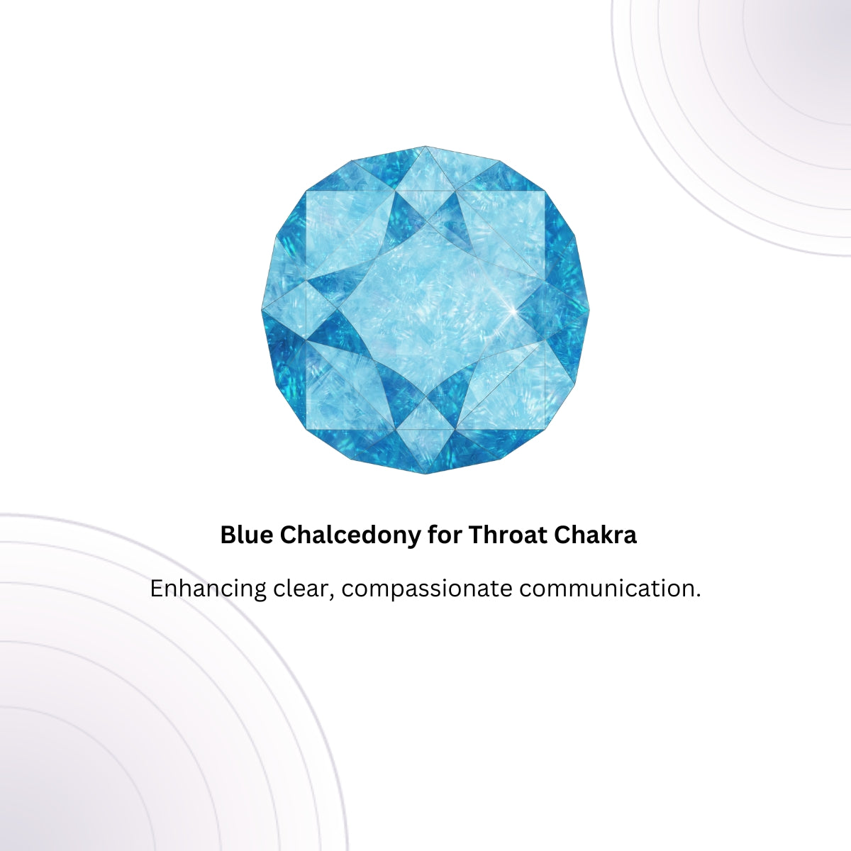 Blue Chalcedony Healing Bracelet for Peace