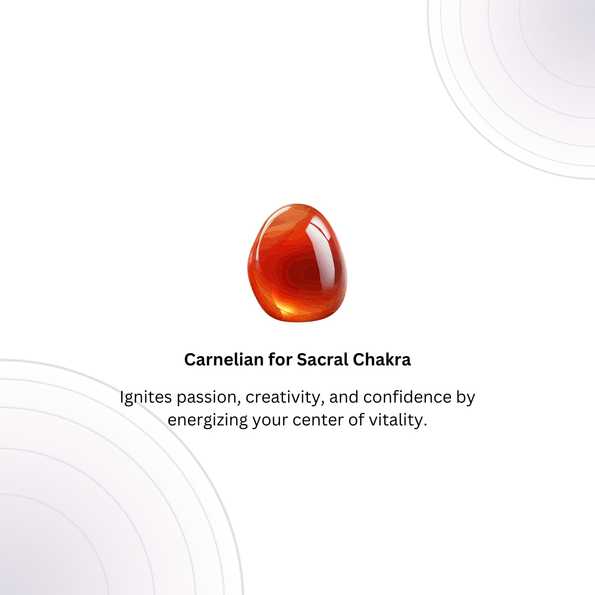Carnelian Healing Ring for Energy and Vitality