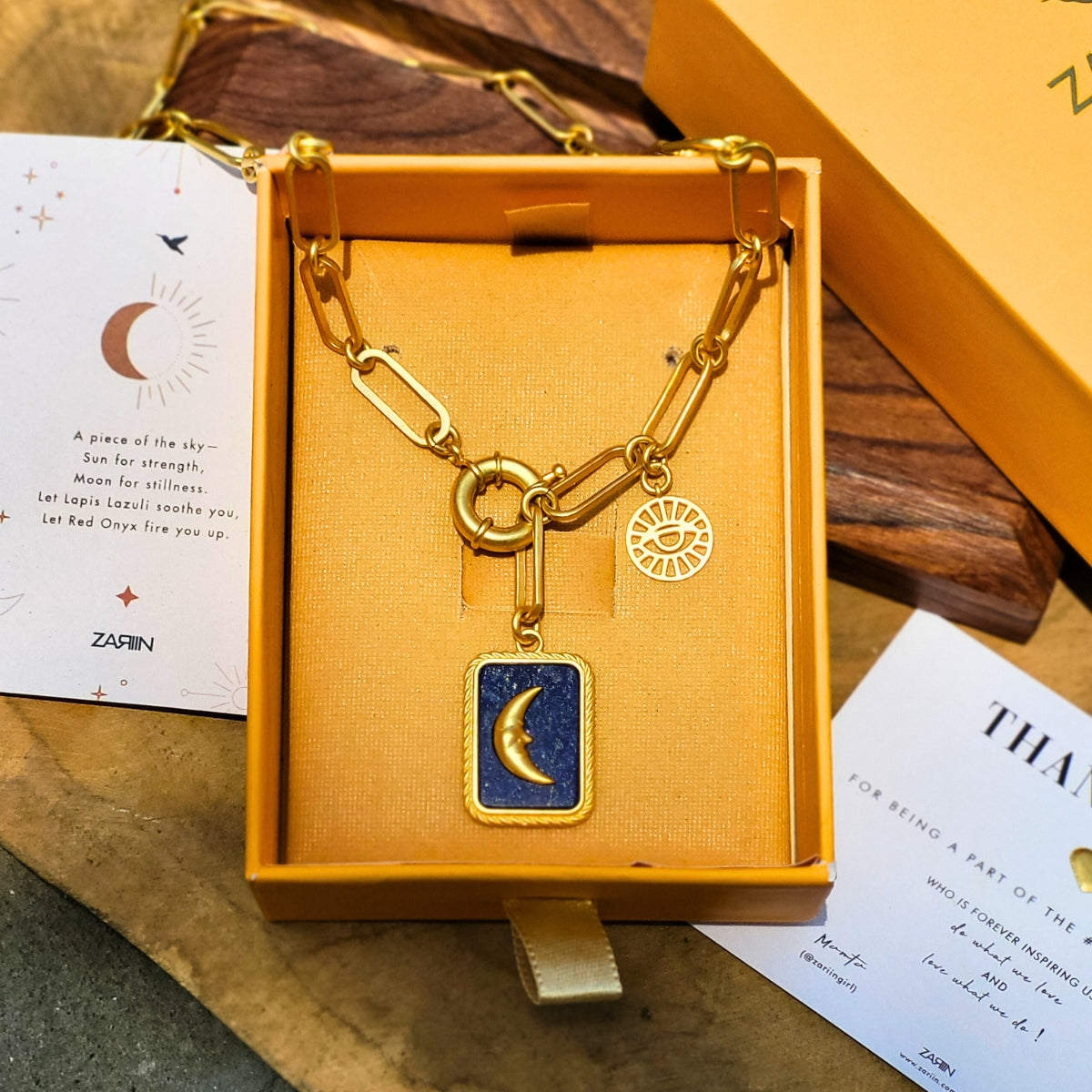 Love You to the Moon and Back Link Necklace