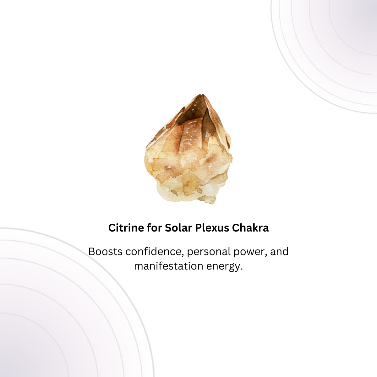 A Touch of Citrine Stone Gold Necklace