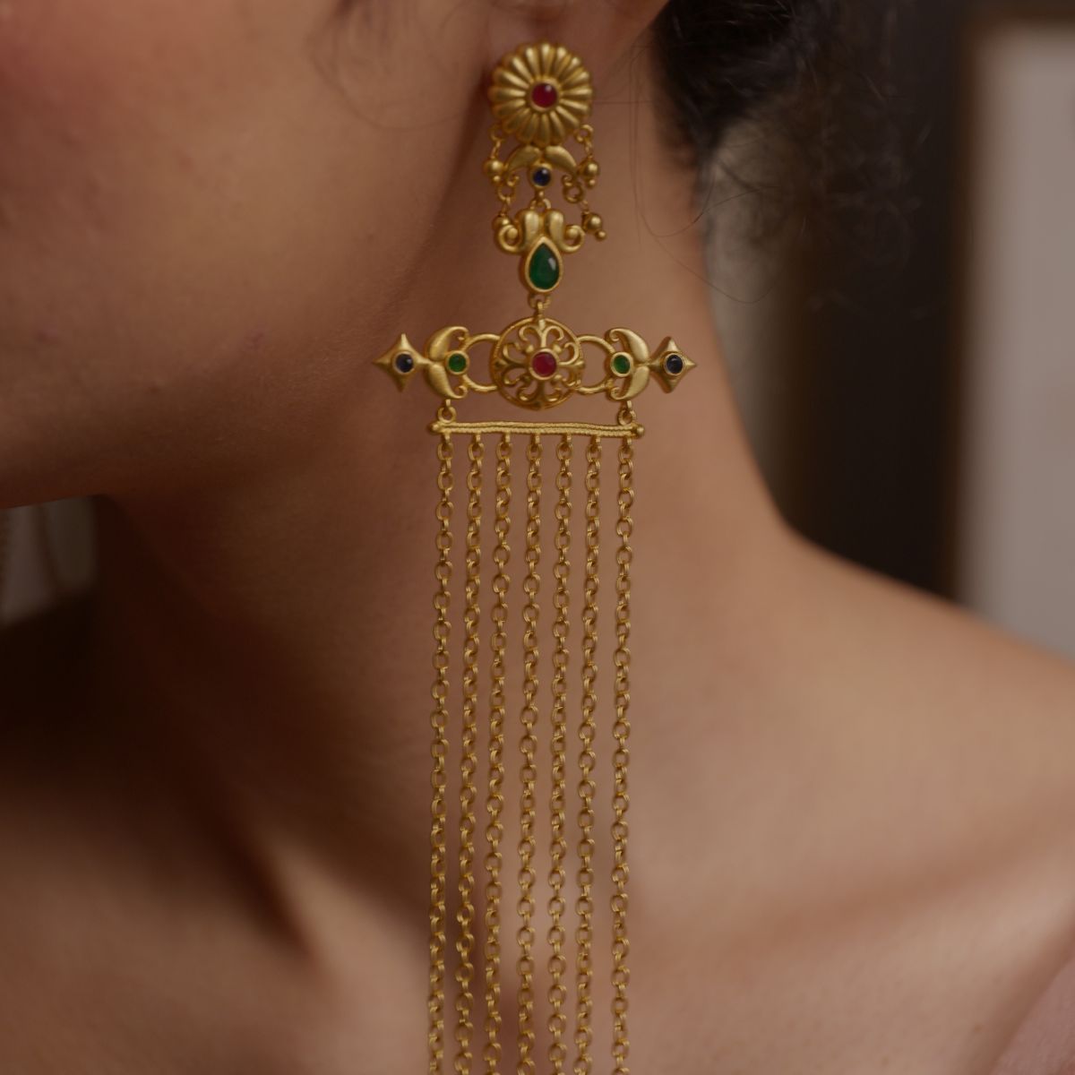 Veil of Gamour Statement Earrings