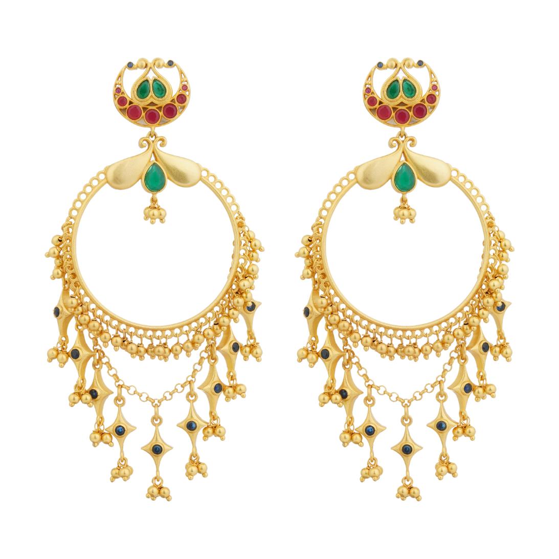 Poetic Dance Hoop Earrings