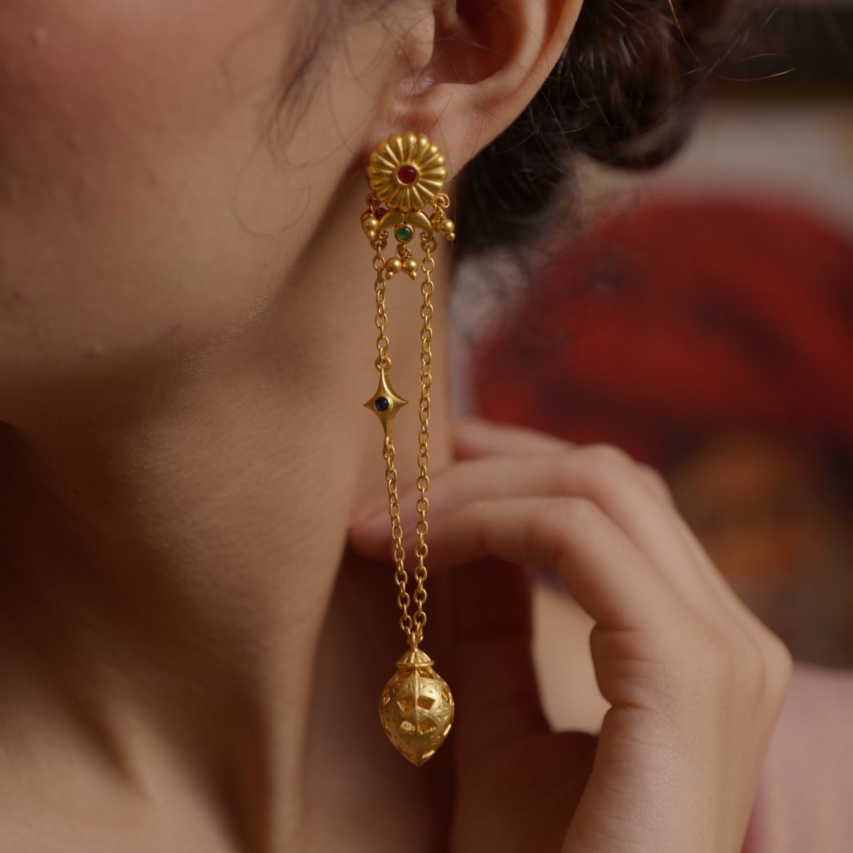 Jhoomar Taal Statement Earrings