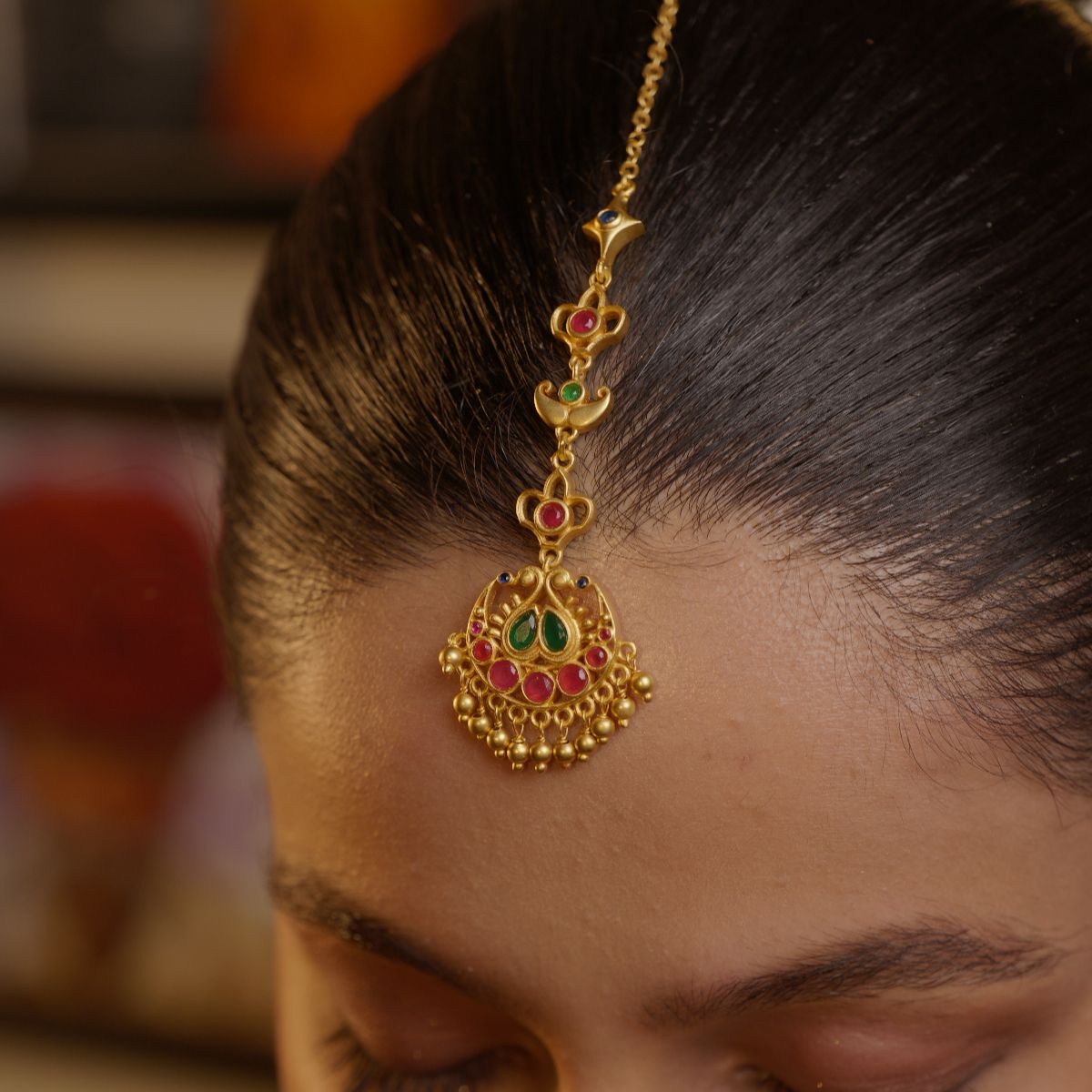 Regal Crown Gift Set with Maang Tikka and Maatha Patti