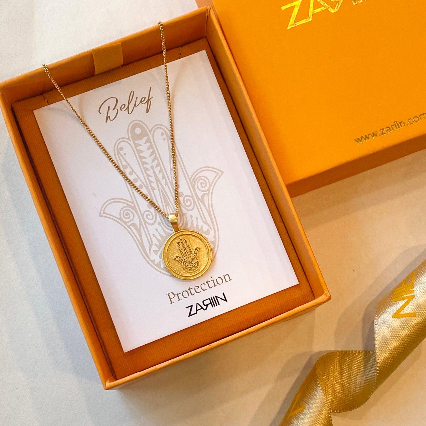 Power of Belief Coin Necklace - Protection