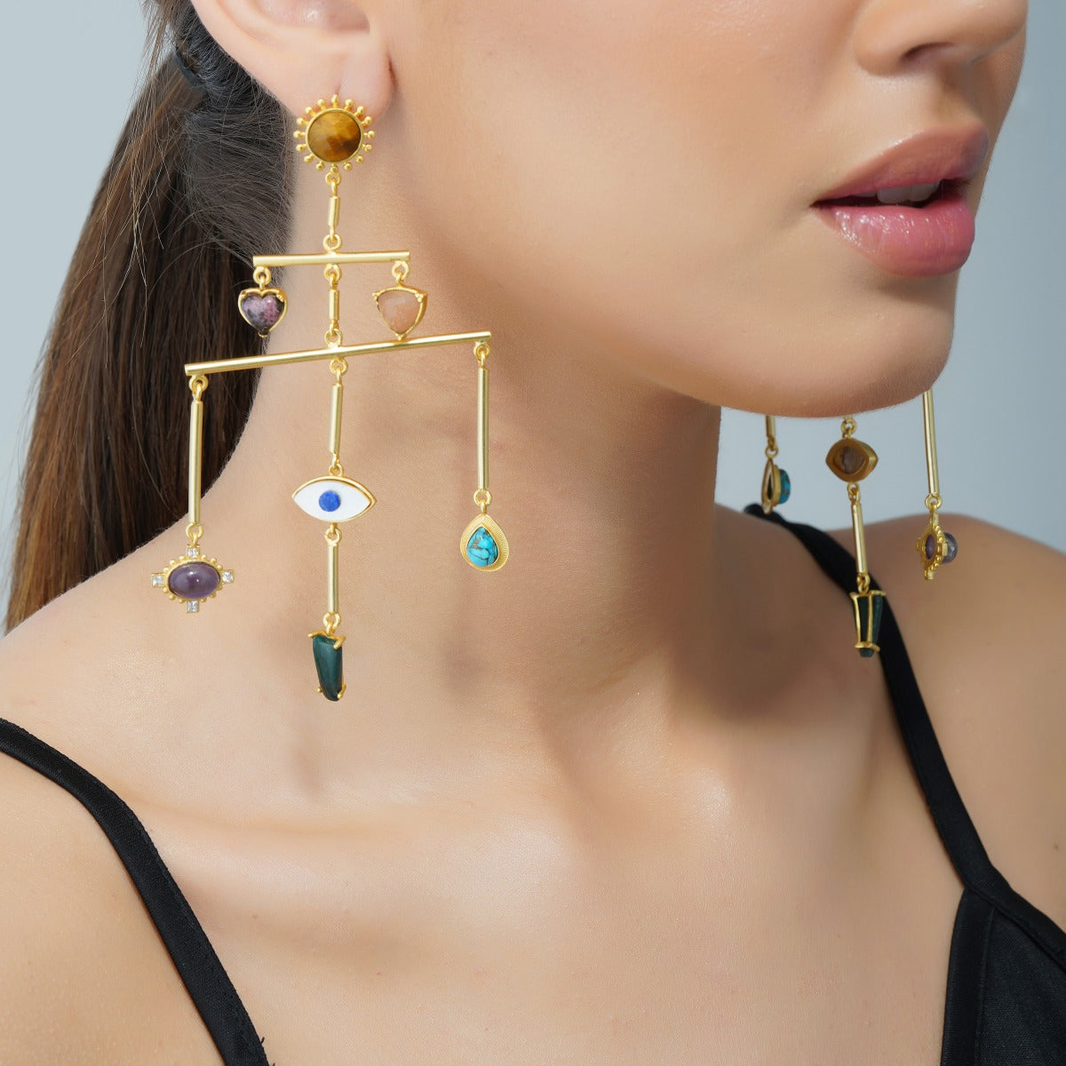 Balancing Act Statement Earrings
