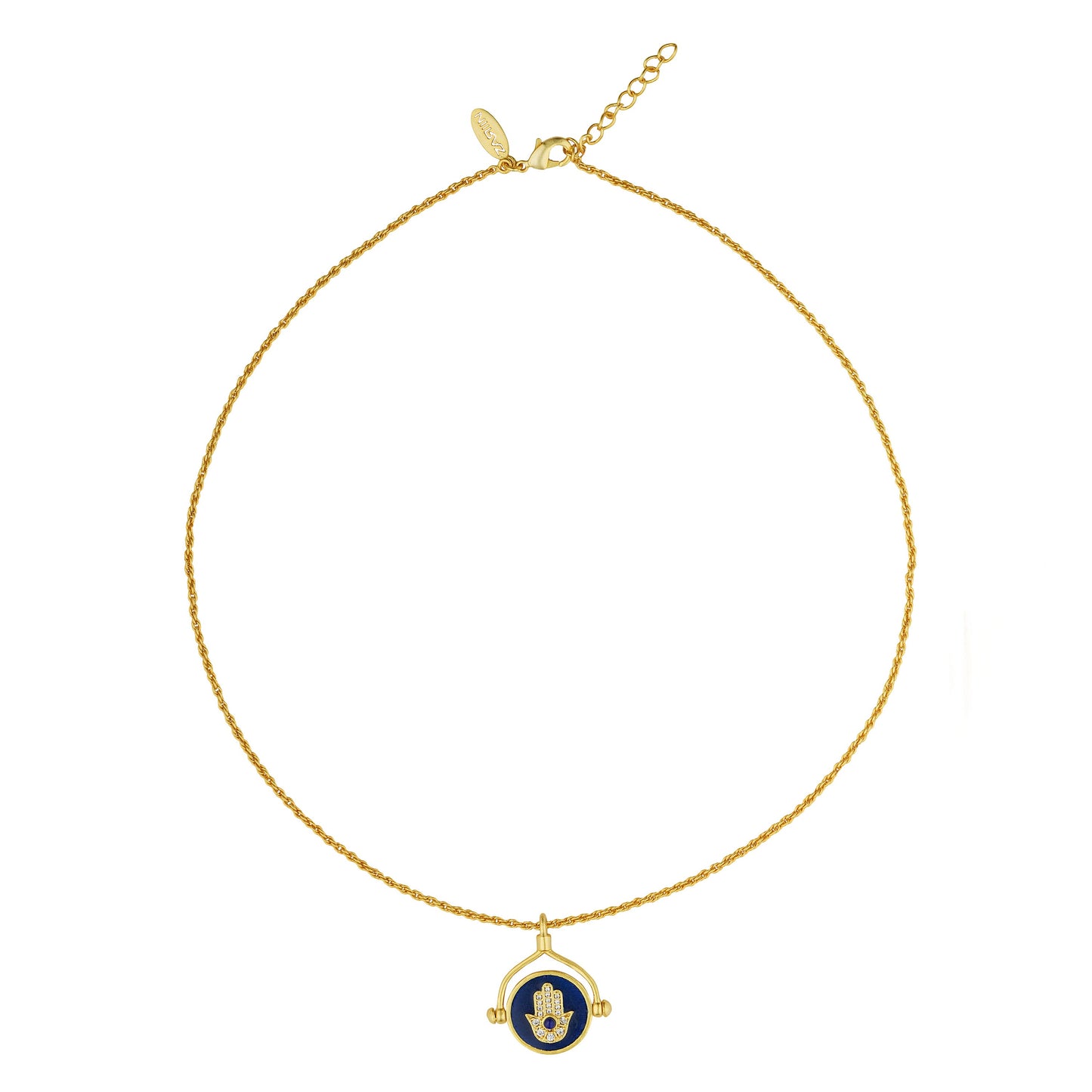 Protection Necklace with Evil Eye and Hamsa Hand