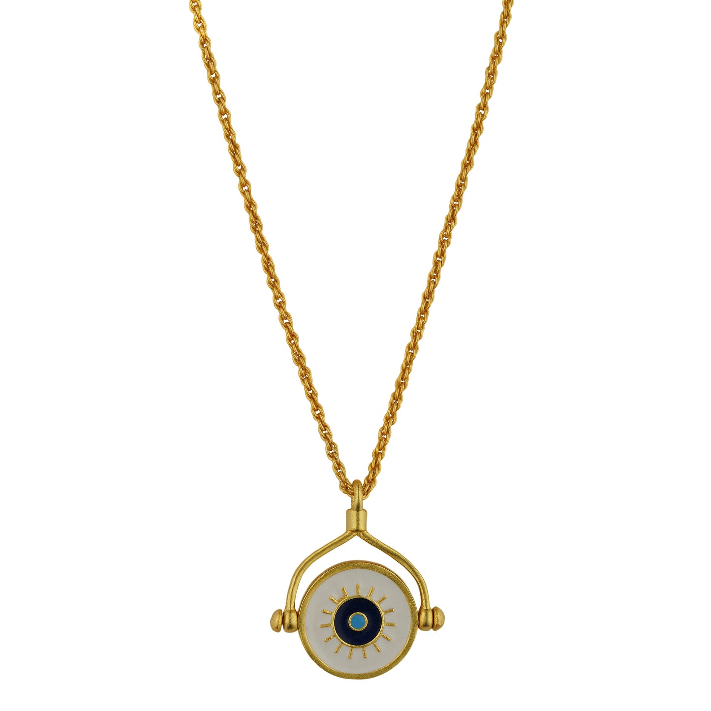 Protection Necklace with Evil Eye and Hamsa Hand