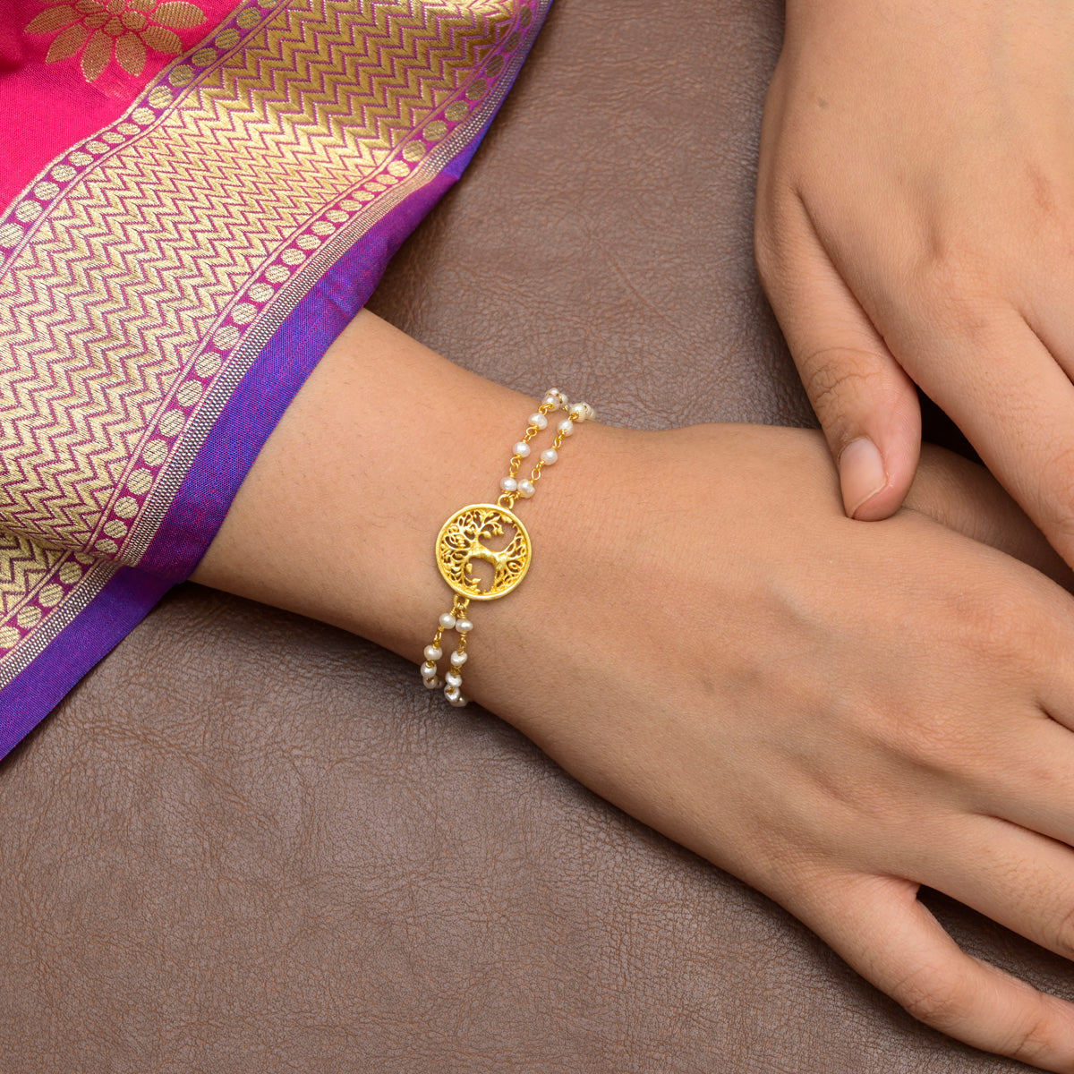 Tree of Life Pearl Lumba Bracelet