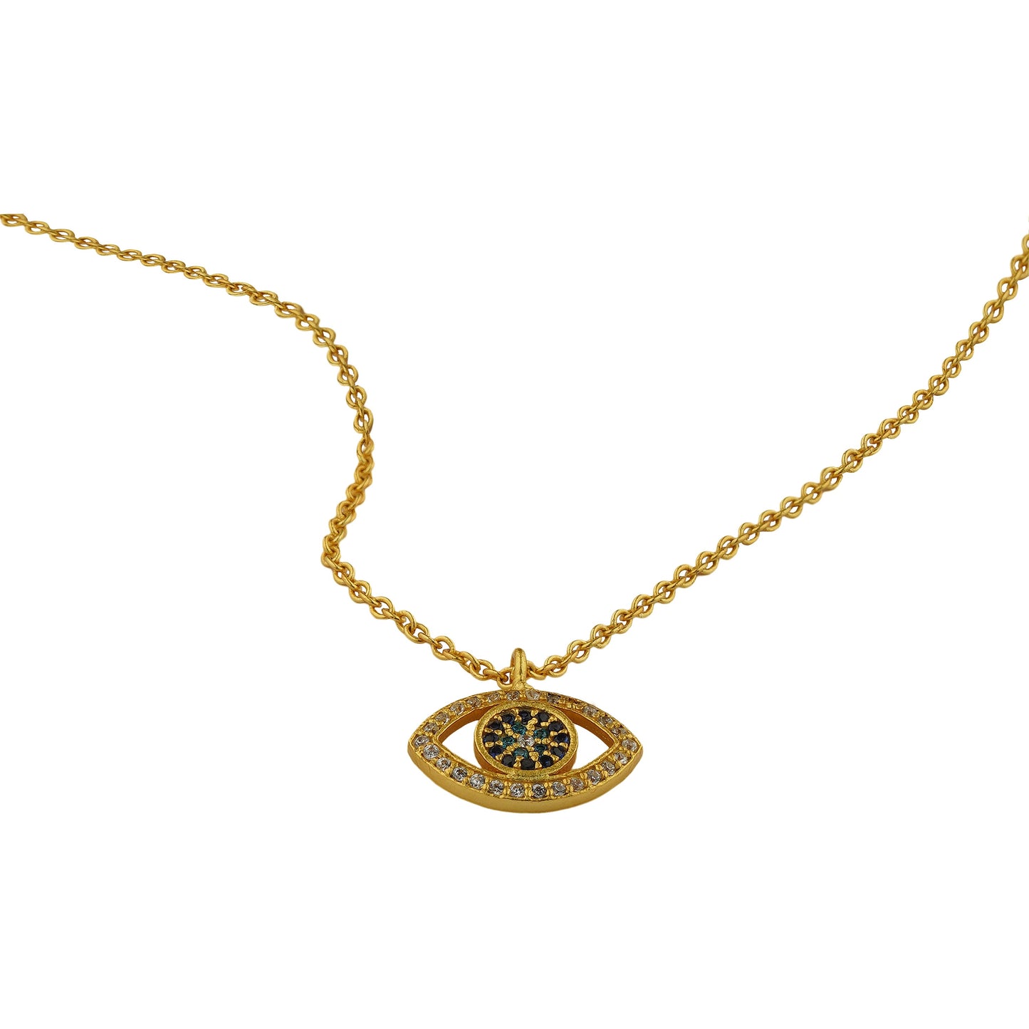 Sparkling Evil Eye Necklace