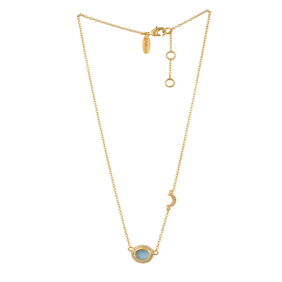 Rock Routine Blue Topaz Necklace