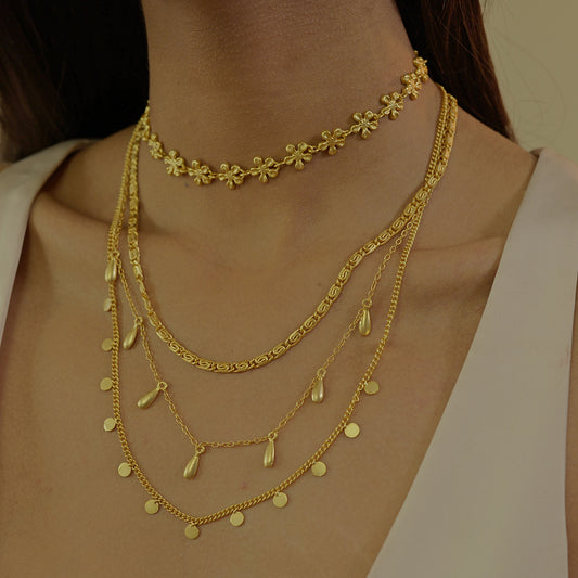 Ethereal Gold Layered Necklace