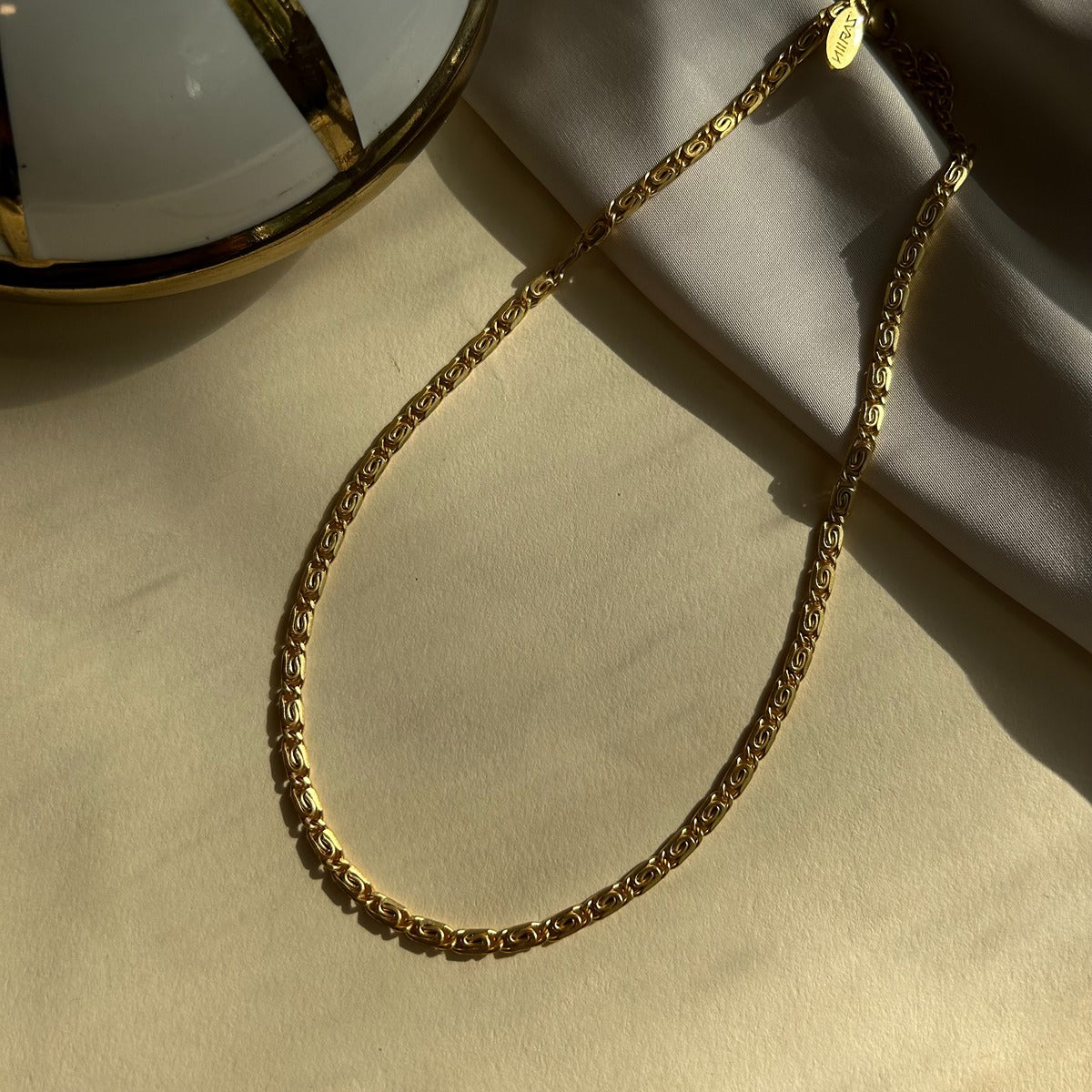 Herringbone Necklace 14kgp Necklace Price Gold Necklace Stamped