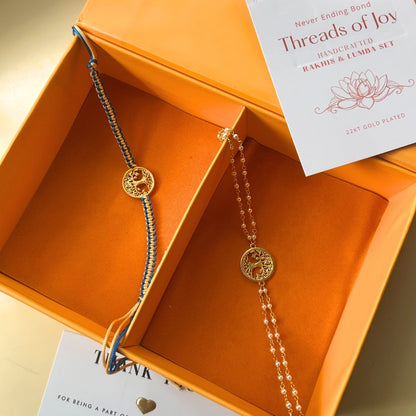 Sacred Tree Rakhi and Lumba Set