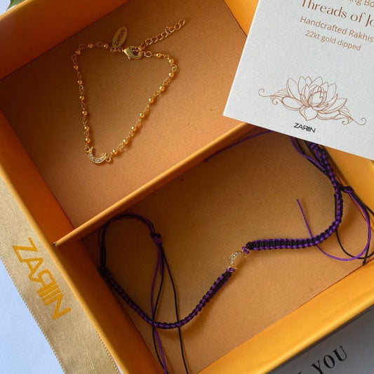 Luna Glow Rakhi and Lumba Set