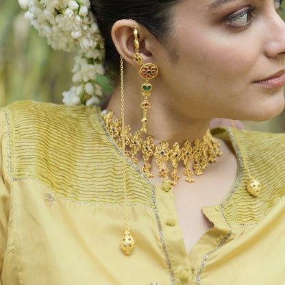 Dream in Bloom Ear Chain and Earring Set