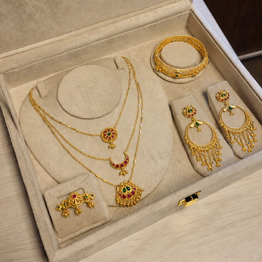 Moon & Blooms Luxe Jewellery Box