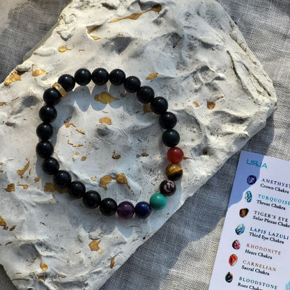 Chakra Healing Beaded Bracelet - Men