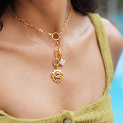 Honey Bee Charm for Divine Order and Productivity