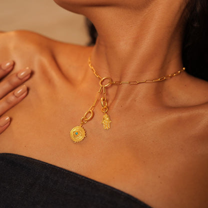 Hamsa Hand Charm to Ward off Negativity, Ill Intentions and Envy