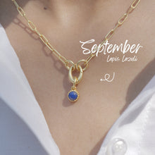 September Birthstone Charm – Lapis Lazuli