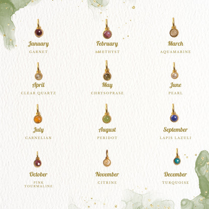 July Birthstone Charm – Carnelian