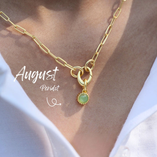 August Birthstone Charm – Peridot