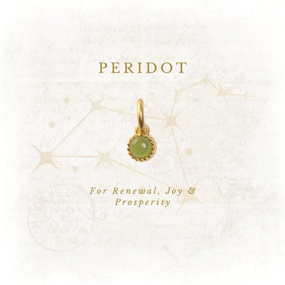 August Birthstone Charm – Peridot